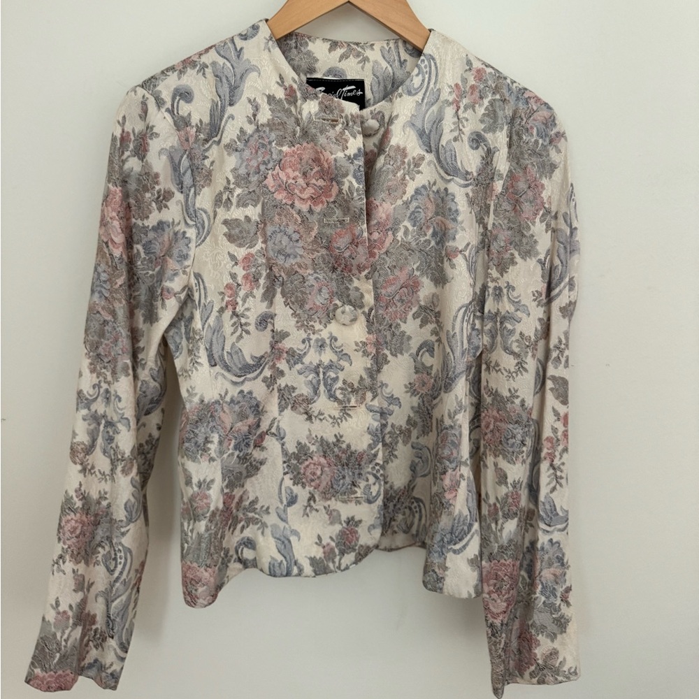 Vintage Floral Blazer